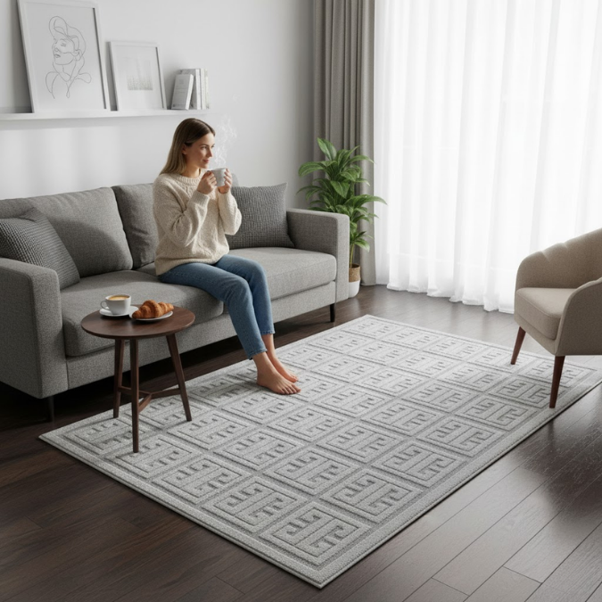 ANT OUTDOOR 11025A CREAM CREAM Area Rug