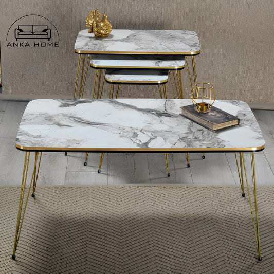 4pc Side Coffee Table Set