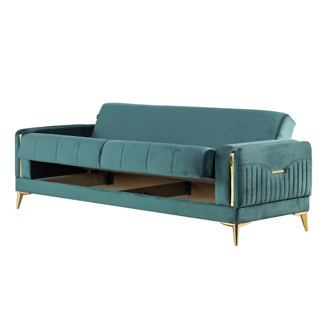 Alina 3 Seater Couch Green