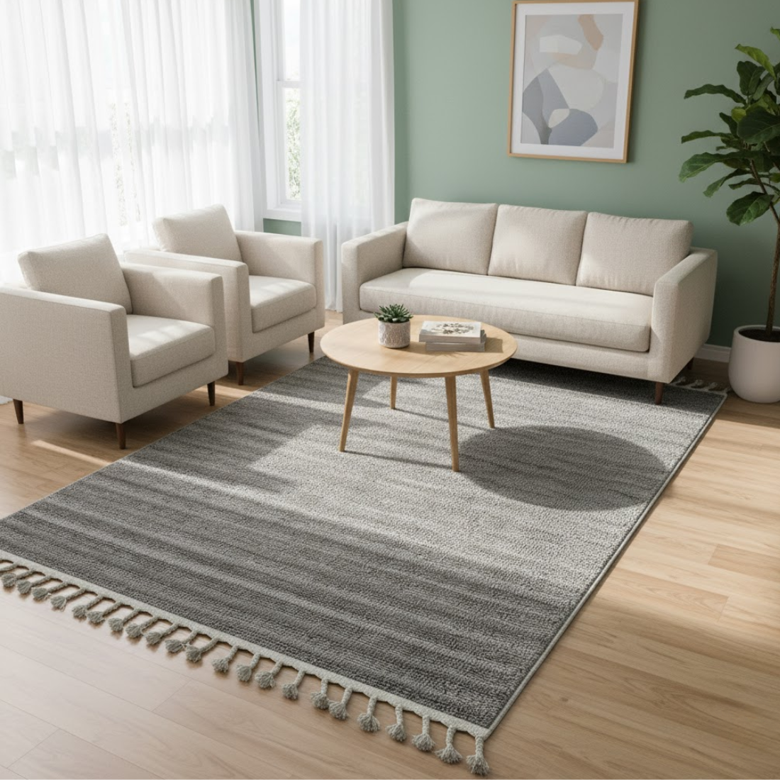 Ant 90120A Dark Grey Area Rug