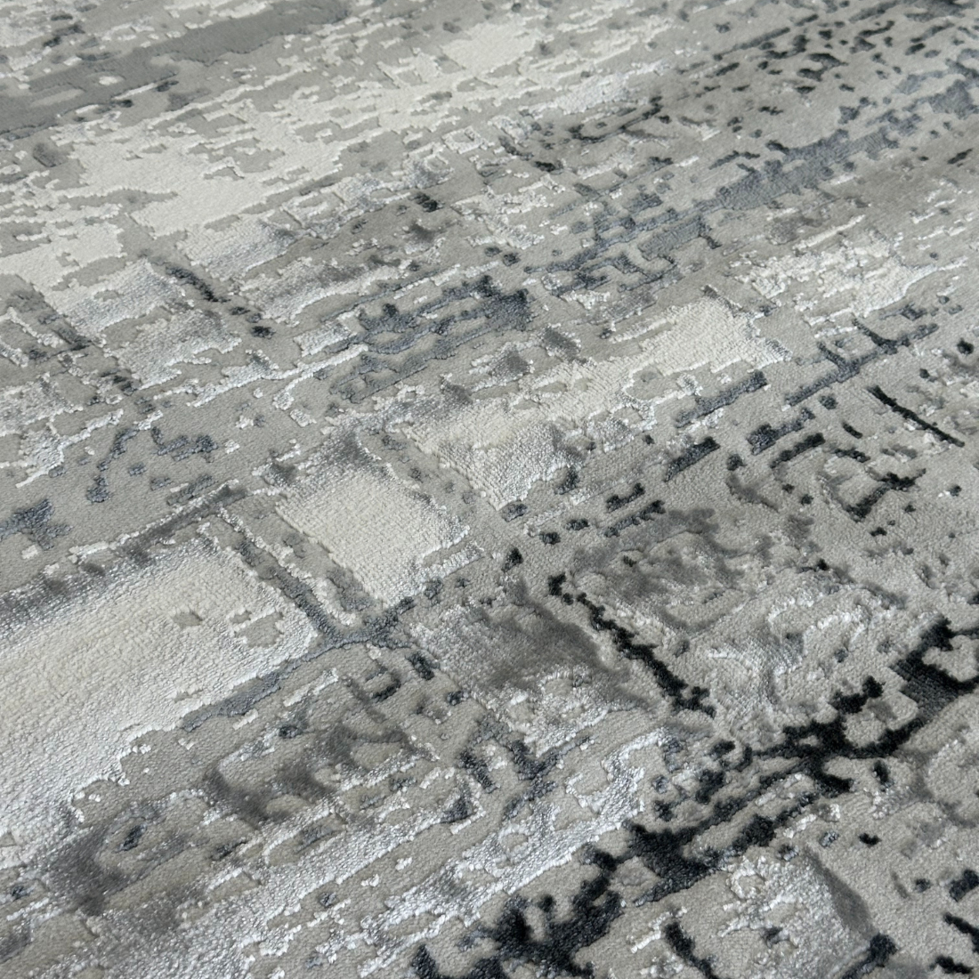 Babil J5789A Grey / Light Grey Area Rug