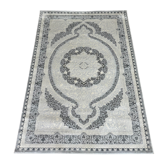 Babil 5862B Light Grey / Grey Area Rug