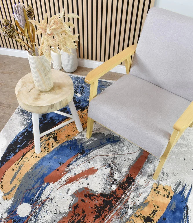 CAVALLO 2529A Blue Area Rug