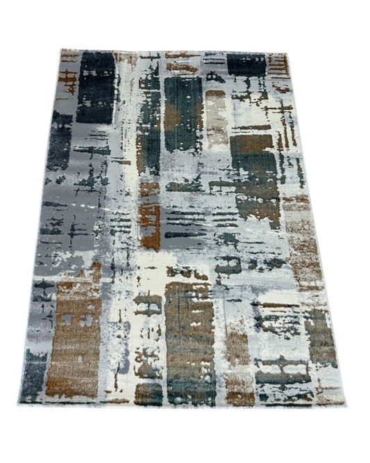 DORUK 17536A Light Grey SHR Cream SHR Area Rug