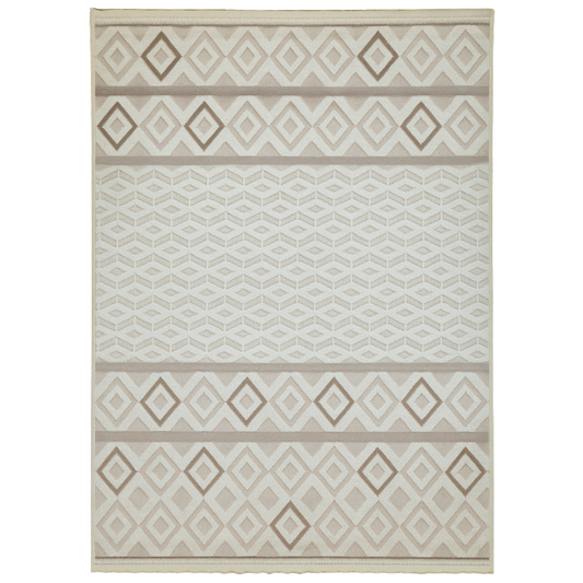 ANKA HER 11023A Cream Beige FDY Rug – Contemporary Design with Luxurious Texture
