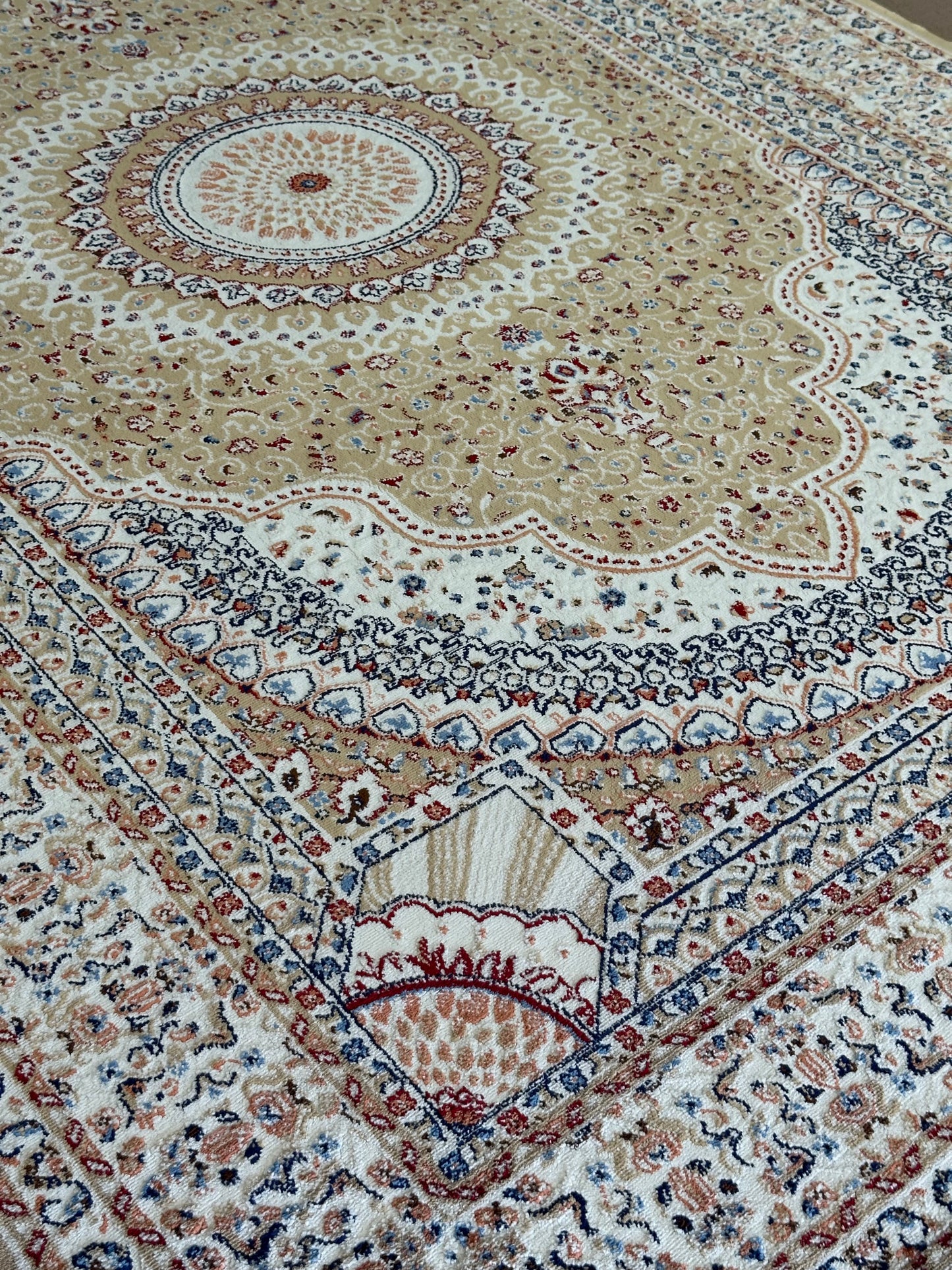 Koz J6053A MUSTARD BEIGE Area rug