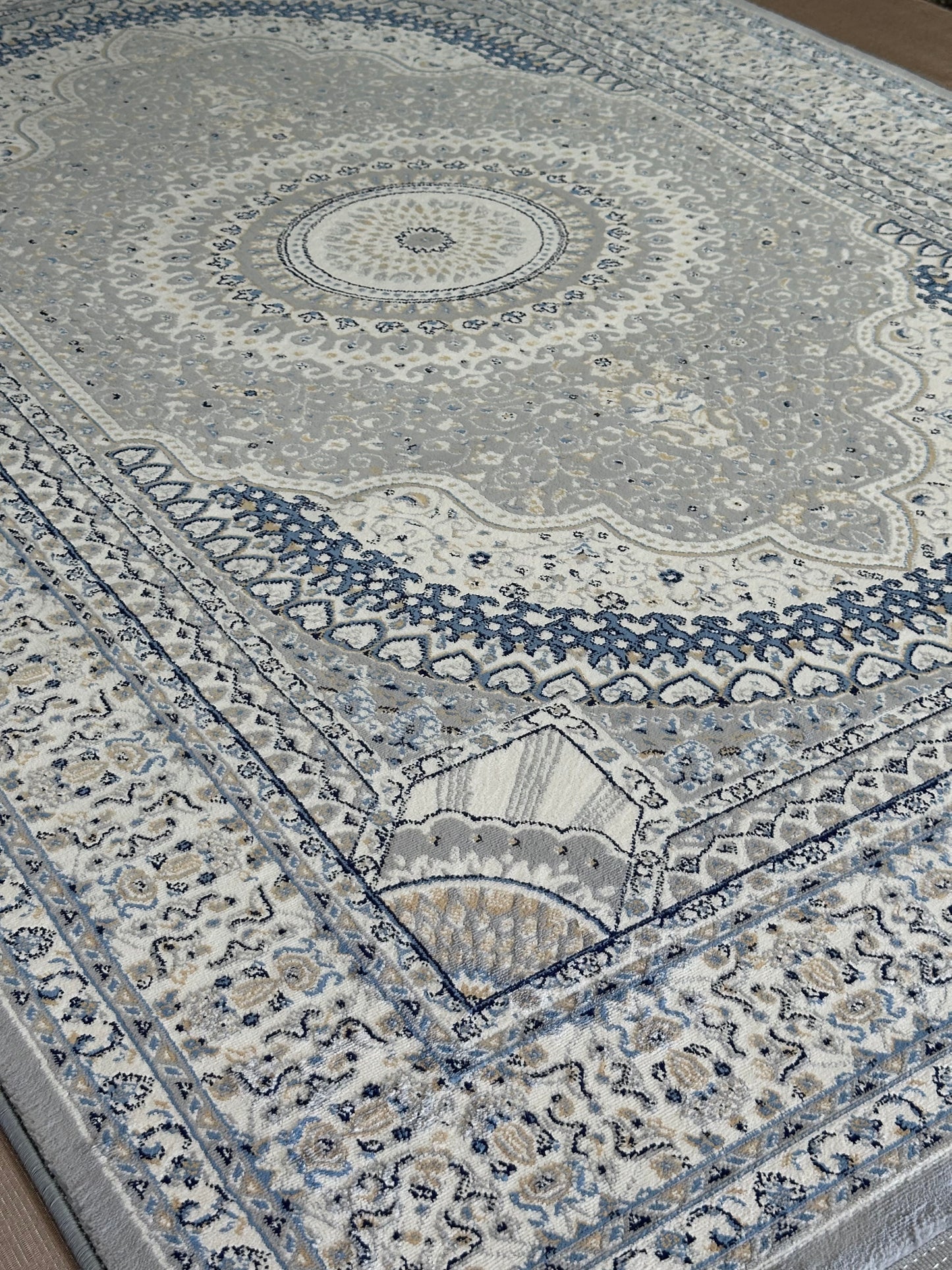 Koz J6053A Grey / Grey Area rug