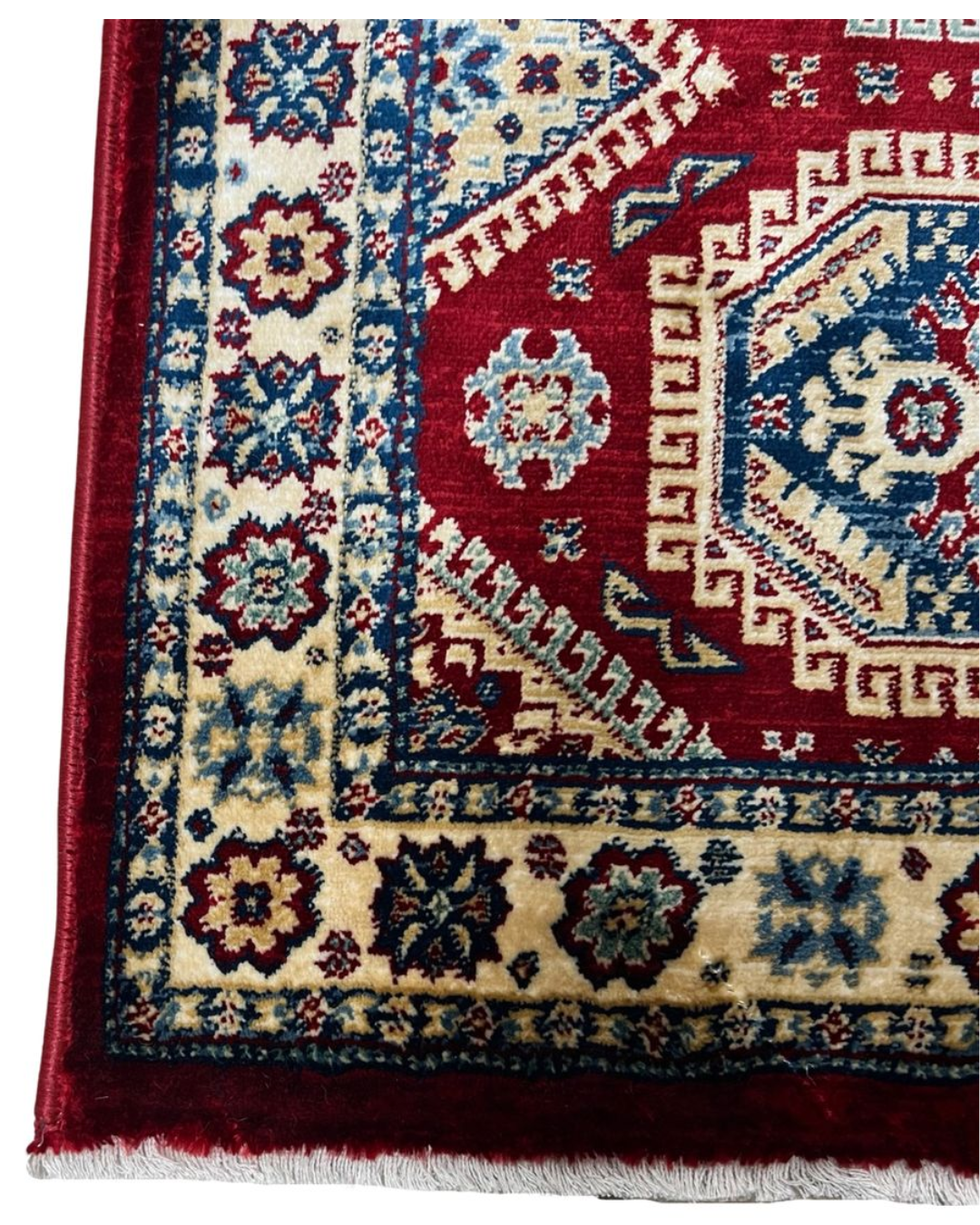 Kaz J1351B Red / Dark Beige Area rug