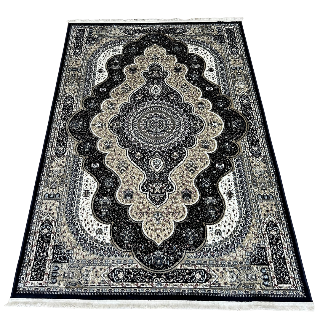 KOZ L99442A NAVY / WHITE Area rug