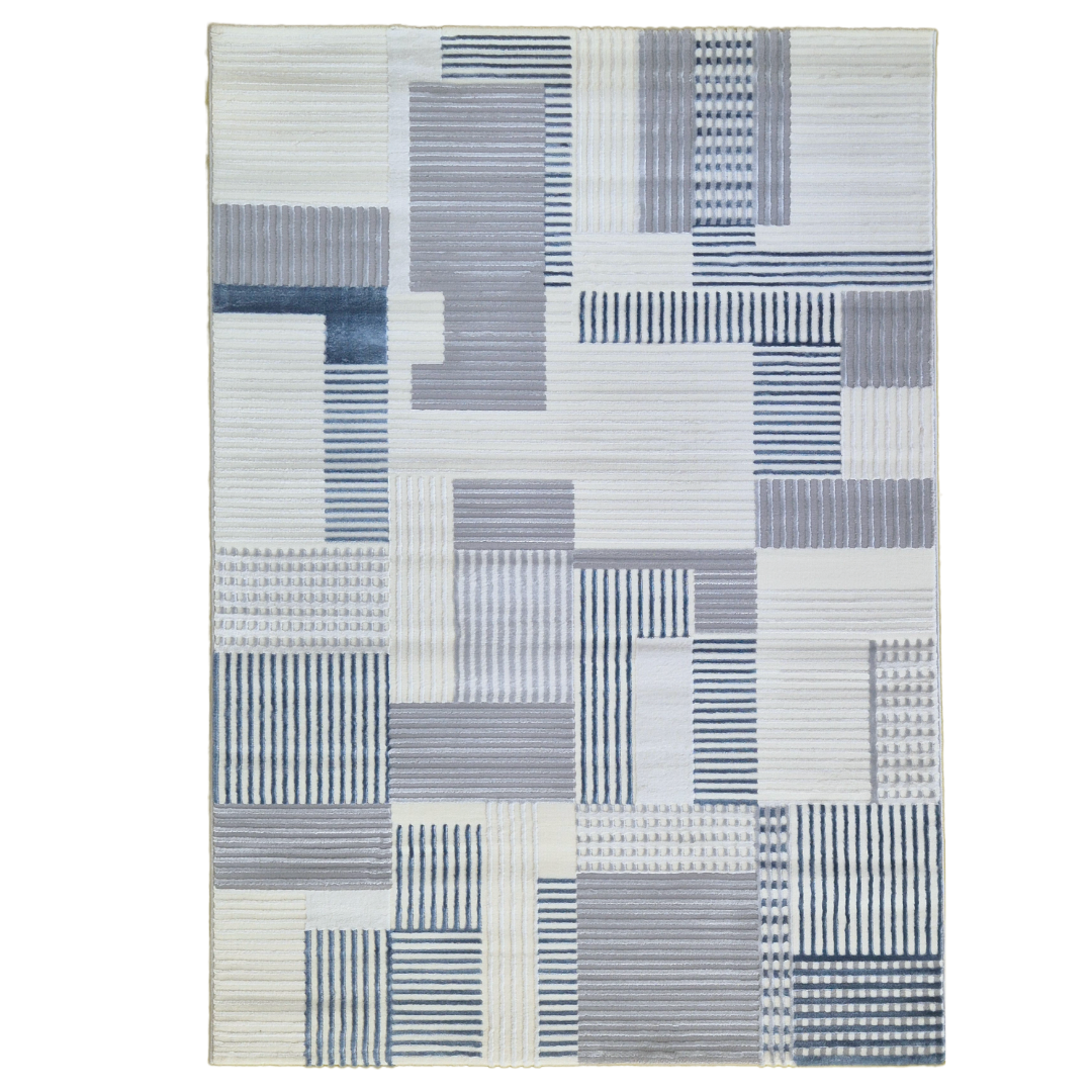 MATILDA 8478 A.GREY BLUE Area Rug