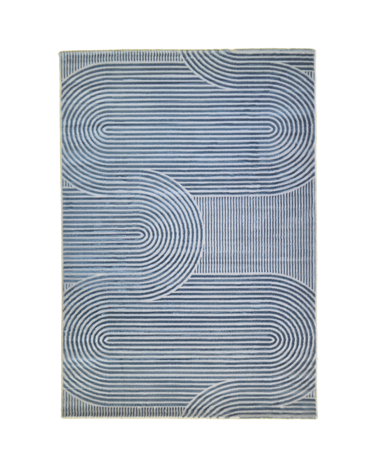 MATILDA 8489 Blue / Blue Area Rug