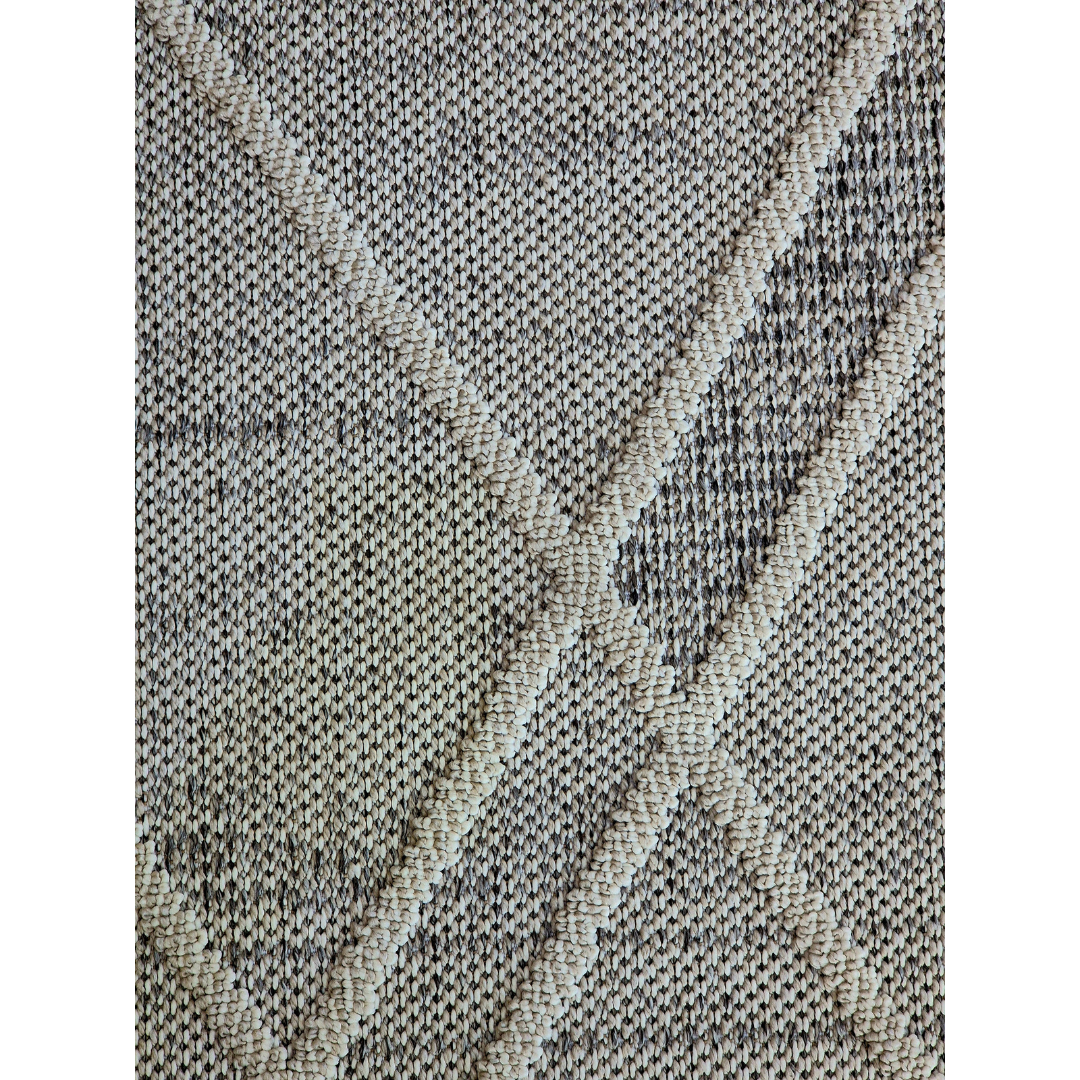 Marseille Grey Diamond Pattern Rug Area Rug