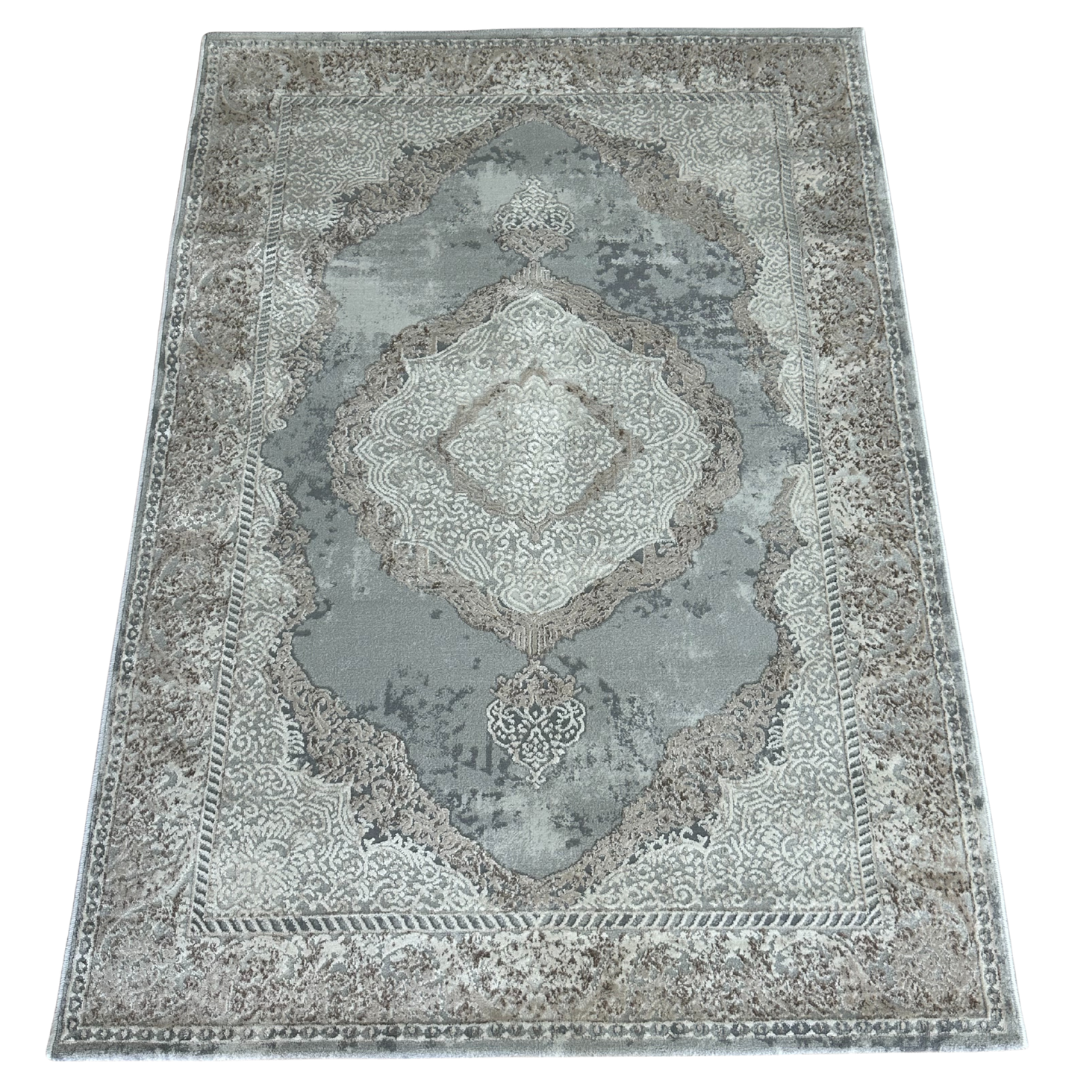 TOPAZ 15662A GREY_CKN Yellow Area Rug