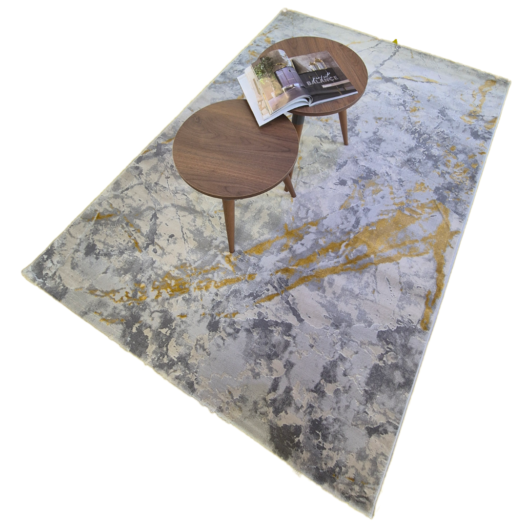 TOPAZ 21002 YELLOW / GREY Area Rug