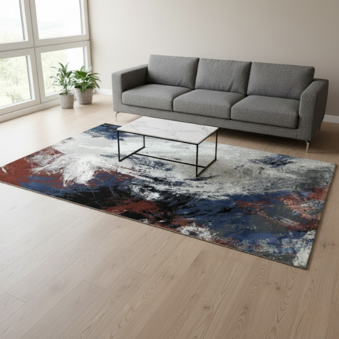 CAVALLO 25296A ANTRACITE Area Rug
