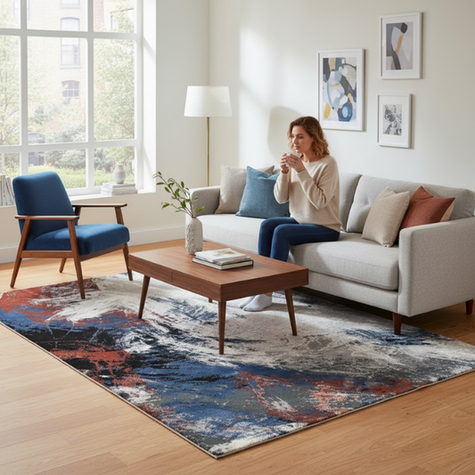 CAVALLO 25296A ANTRACITE Area Rug