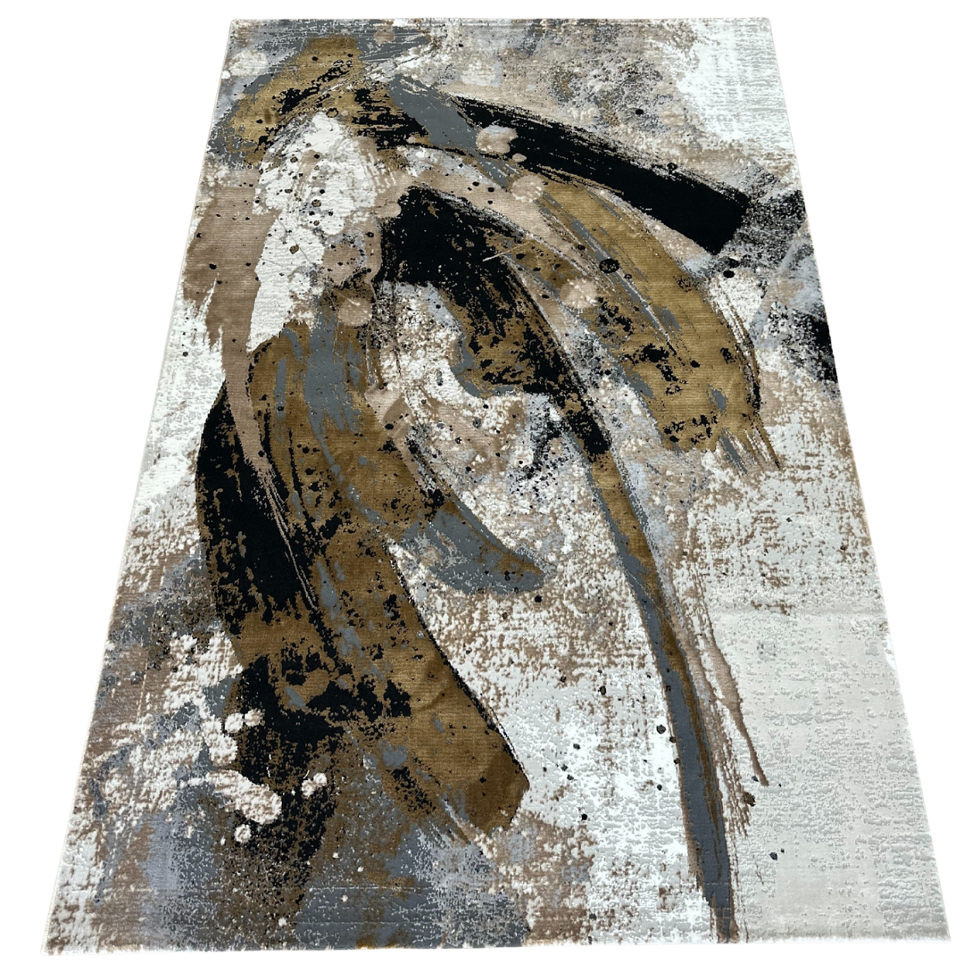 Cavallo 25298A Rug – Brown/Grey Modern Area Rug