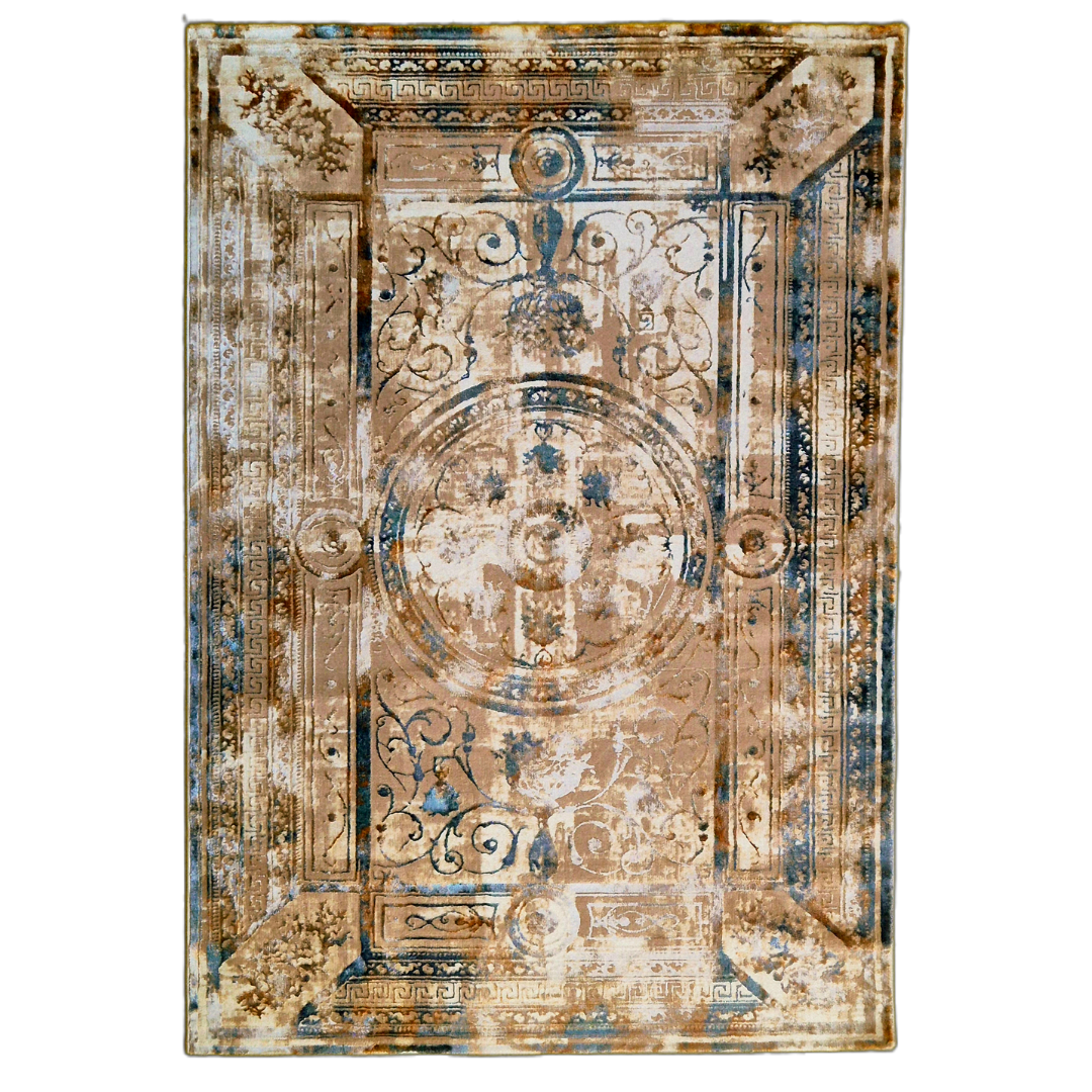 Doruk 17488A Dark Beige Beige Area Rug