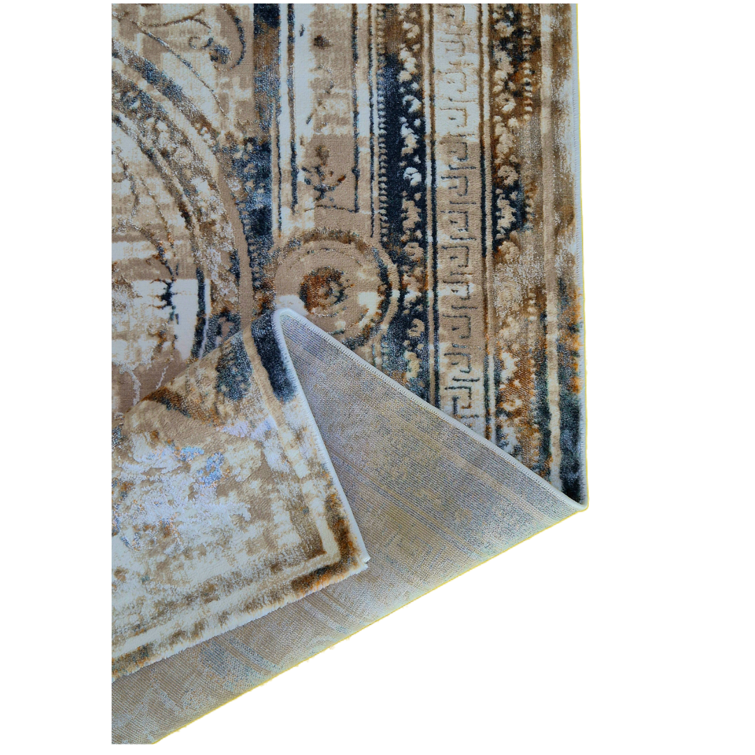 Doruk 17488A Dark Beige Beige Area Rug