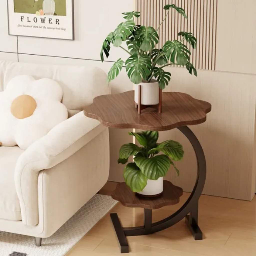 Flower Shape Side Coffee Table
