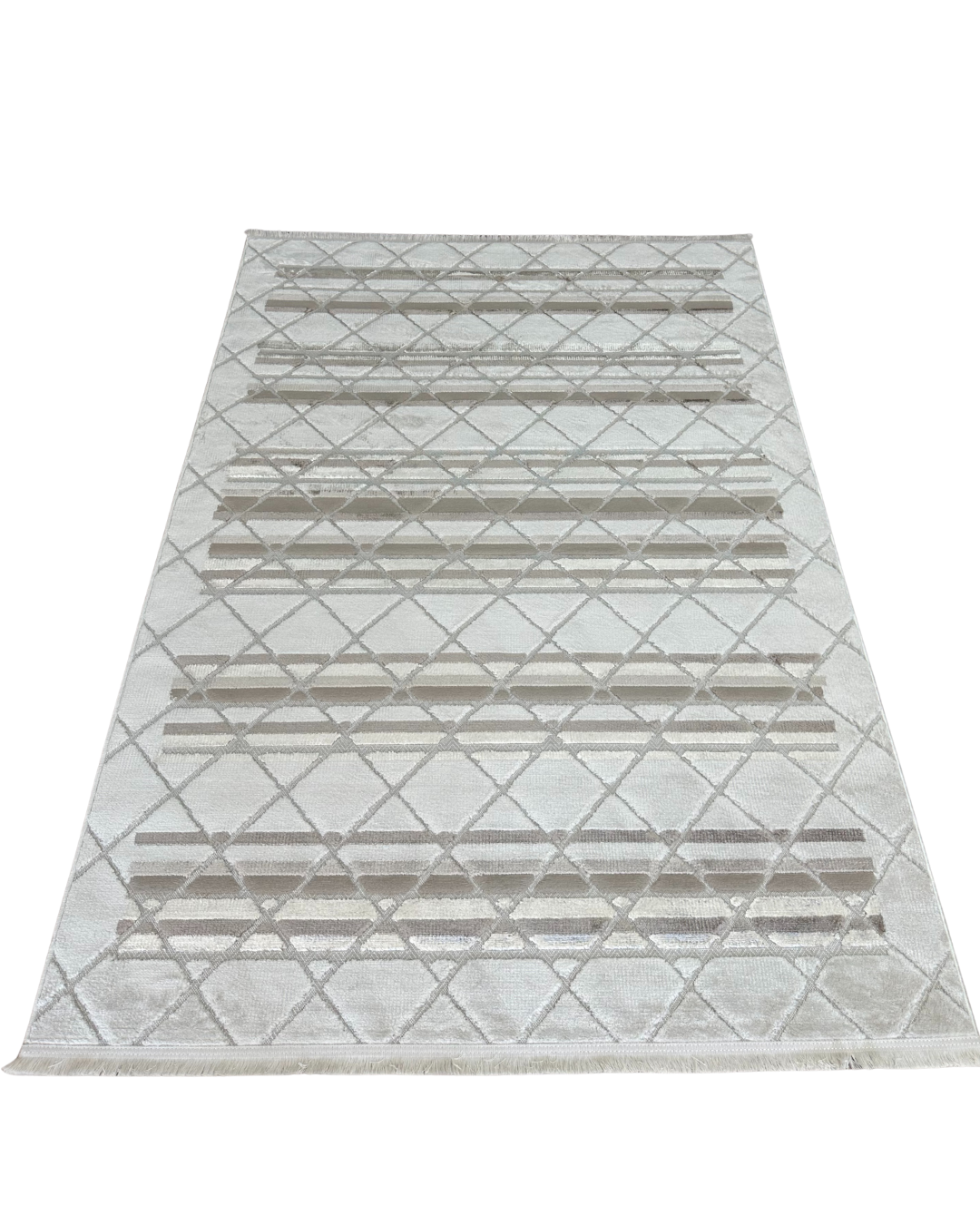 HER Cream & Beige Area Rug – Soft FDY – Elegant & Durable Floor Decor