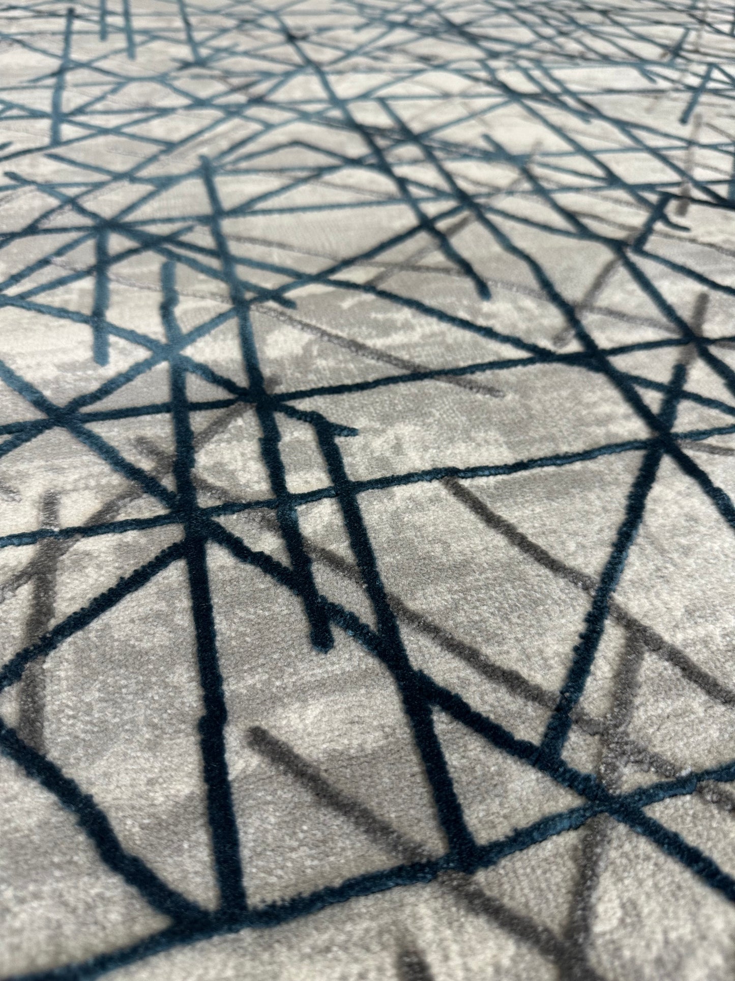 QUARTZ 1012S BEJ BEJ Modern Area Rug