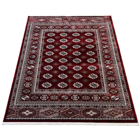 KAS 9940A Red / Beige Turkish Inspired Kash Indoor Rug