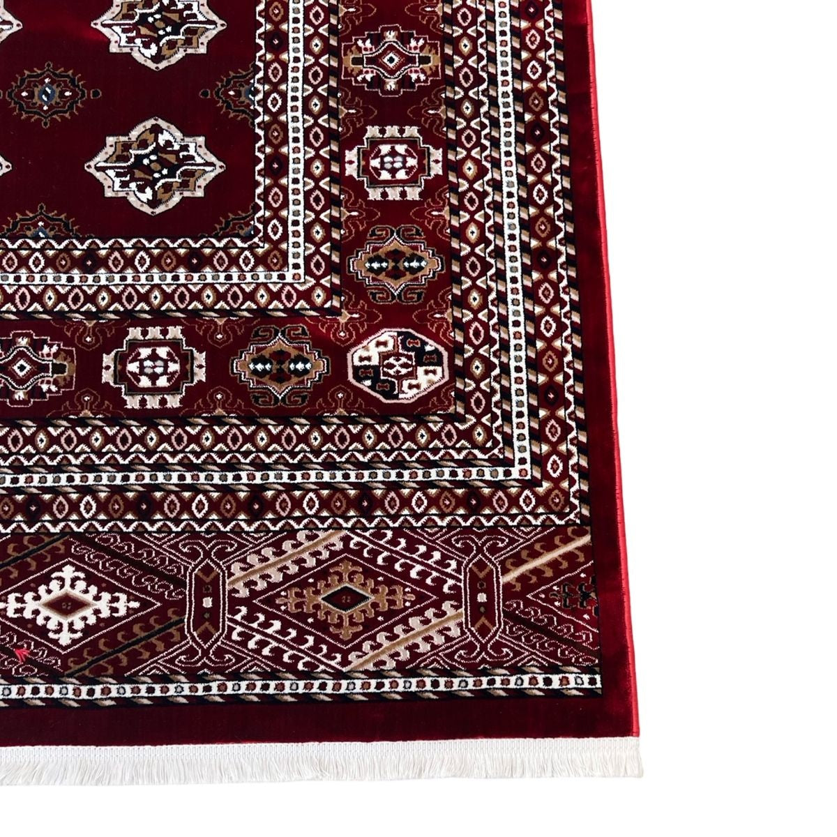 KAS 9940A Red / Beige Turkish Inspired Kash Indoor Rug