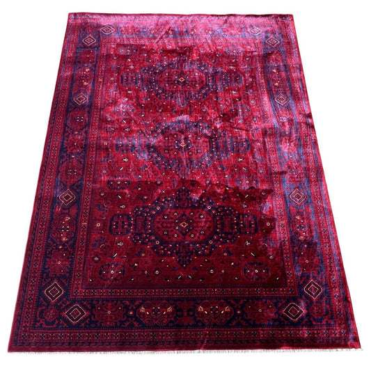 KAZ J9348 RED / NAVY Area rug