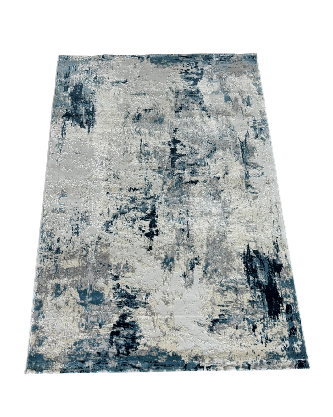 TOPAZ 15456B CREAM L.BLUE Modern Area Rug