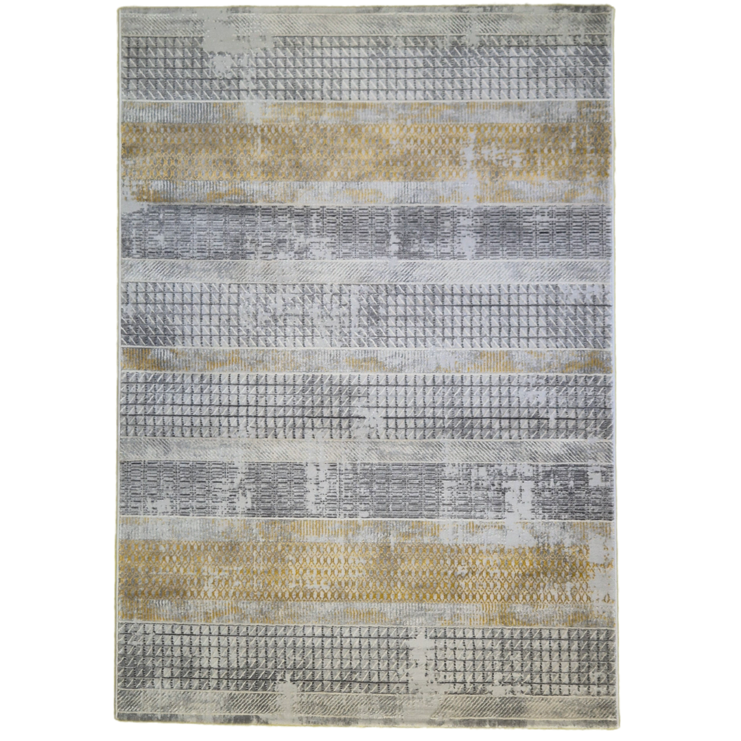 Topaz 21000 Grey / Yellow Area Rug