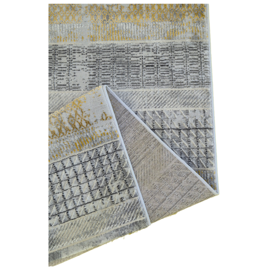 Topaz 21000 Grey / Yellow Area Rug