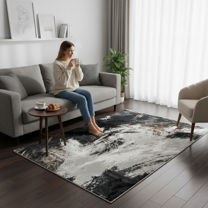 CAVALLO 25299A BEIGE GREY Area Rug