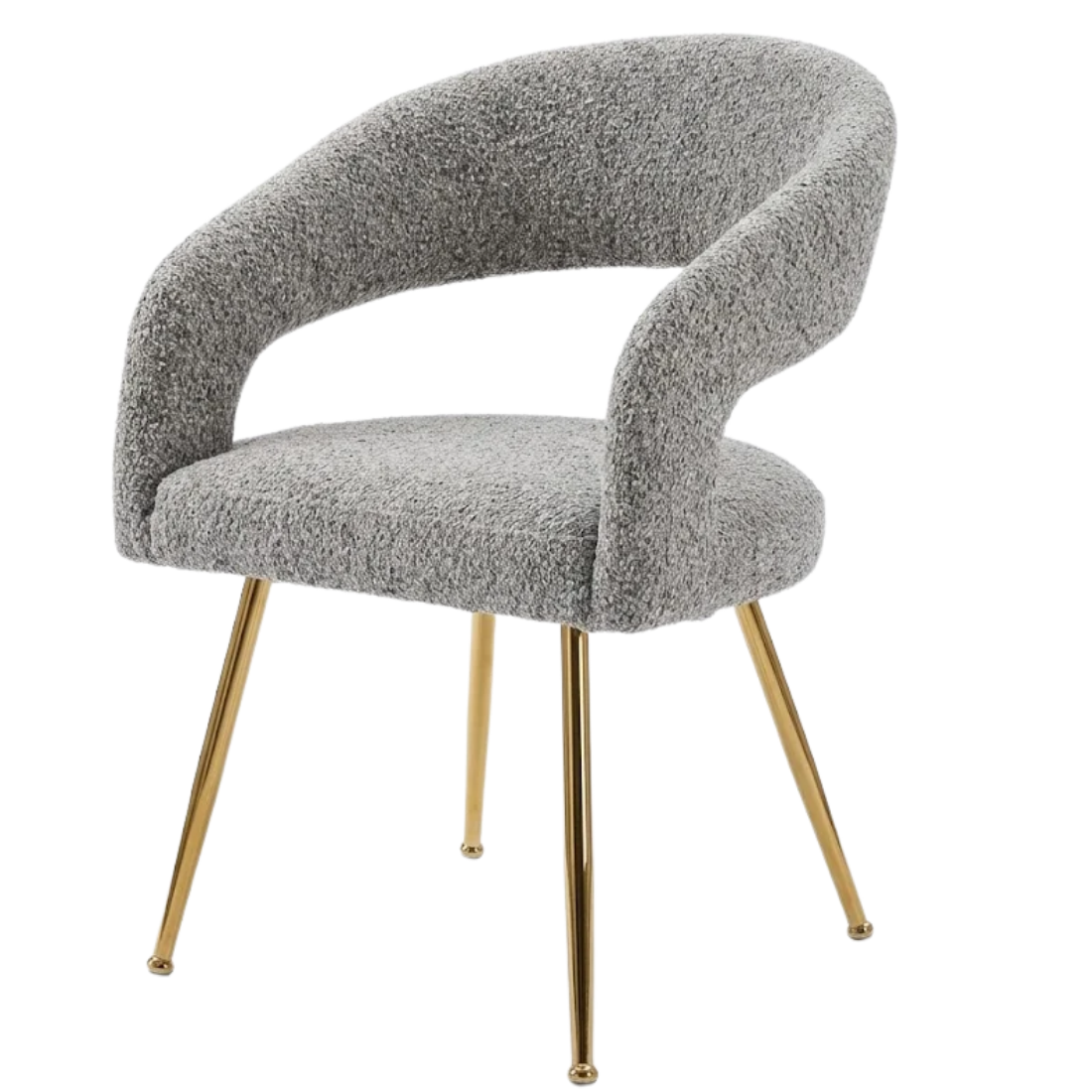 Modern Textured Accent Chair for Living Room or Dining