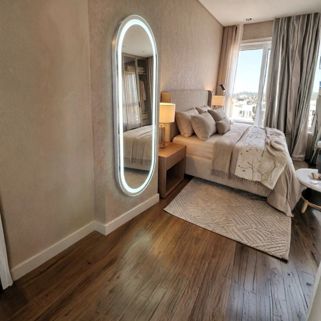Veyron Ultra-Modern LED Capsule Mirror